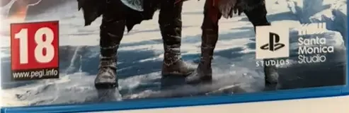 God of War Ragnarök, the PEGI square on its front