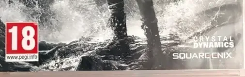 Tomb Raider, the PEGI square on its front