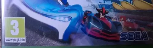 Team Sonic Racing, the USK square on its front