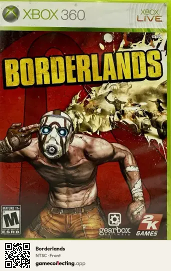 Borderlands Xbox 360, NTSC box front