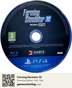 Farming Simulator 22 PlayStation 4, PAL disc