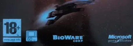 Mass Effect, the PEGI square on its front