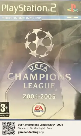 UEFA Champions League 2004-2005 PlayStation 2, Portugal box front