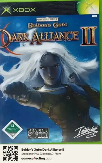 Baldur's Gate: Dark Alliance II Xbox, Germany box front