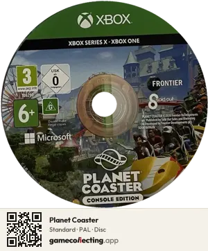 Planet Coaster Xbox Series X, PAL disc