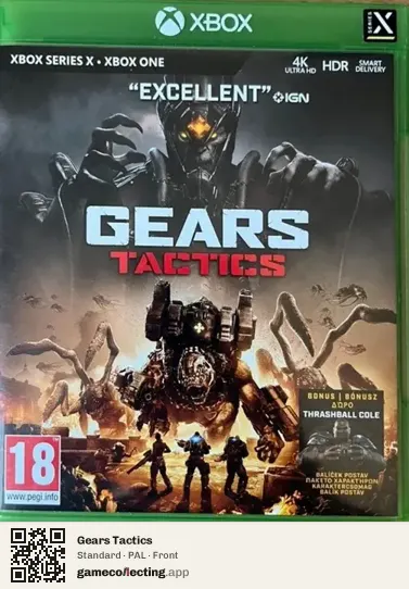 Gears Tactics Xbox Series X, PAL box front