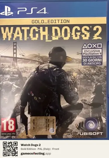 Watch Dogs 2 PlayStation 4, Italy box front