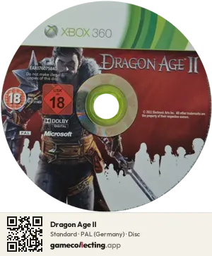 Dragon Age II Xbox 360, PAL disc