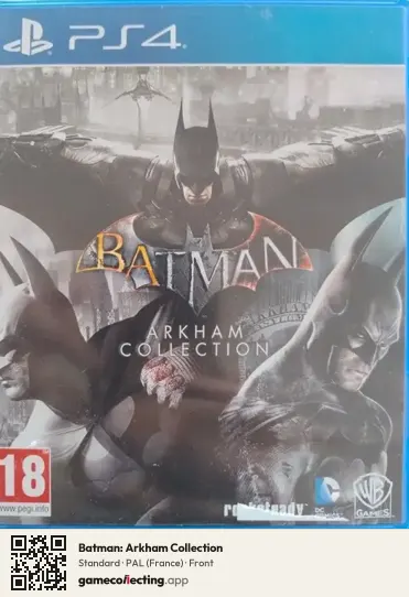Batman: Arkham Collection PlayStation 4, France box front
