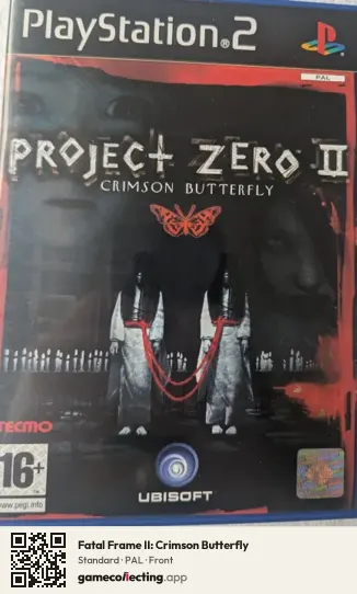 Fatal Frame II: Crimson Butterfly PlayStation 2, PAL box front