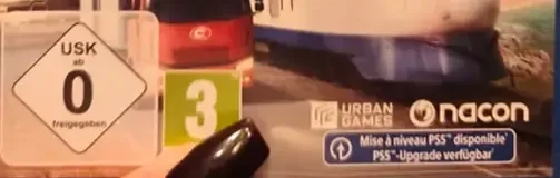 Transport Fever 2: Console Edition, the USK square on its front