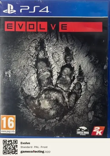 Evolve PlayStation 4, PAL box front
