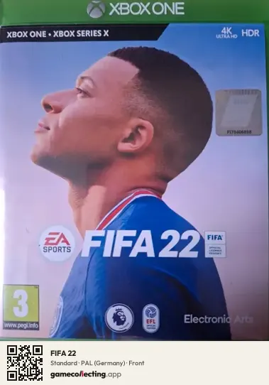 FIFA 22 Xbox One, Germany box front