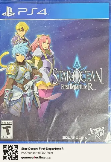 Star Ocean: First Departure R PlayStation 4, NTSC box front