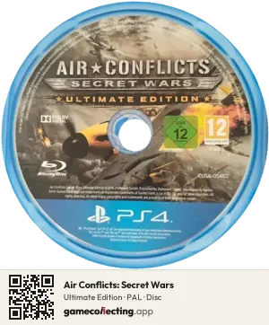 Air Conflicts: Secret Wars PlayStation 4, PAL disc