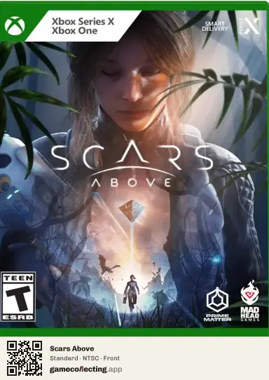 Scars Above Xbox Series X, NTSC box front