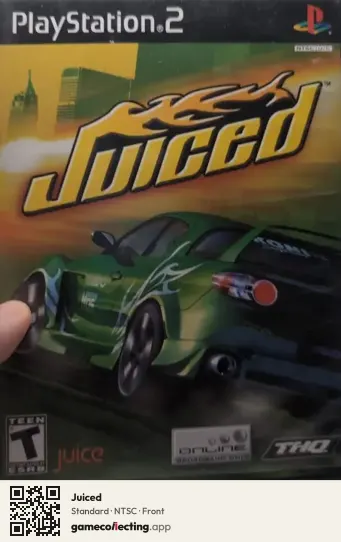 Juiced PlayStation 2, NTSC box front