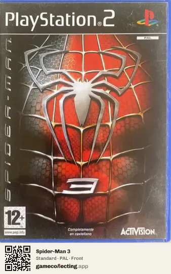 Spider-Man 3 PlayStation 2, PAL box front