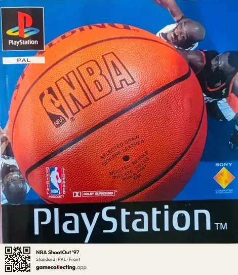 NBA ShootOut '97 PlayStation, PAL box front