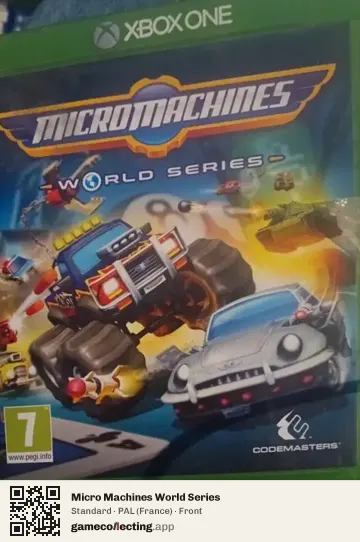 Micro Machines World Series Xbox One, France box front
