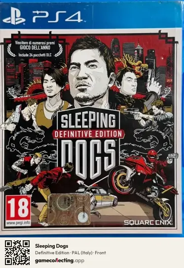 Sleeping Dogs PlayStation 4, Italy box front