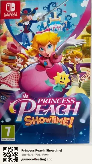 Princess Peach: Showtime! Nintendo Switch, PAL box front