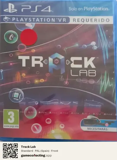 Track Lab PlayStation 4, Spain box front