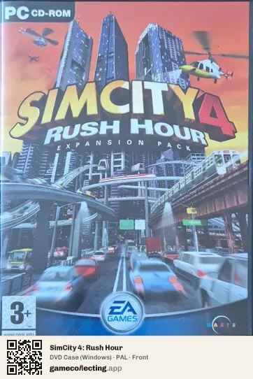 SimCity 4: Rush Hour Computer, PAL box front