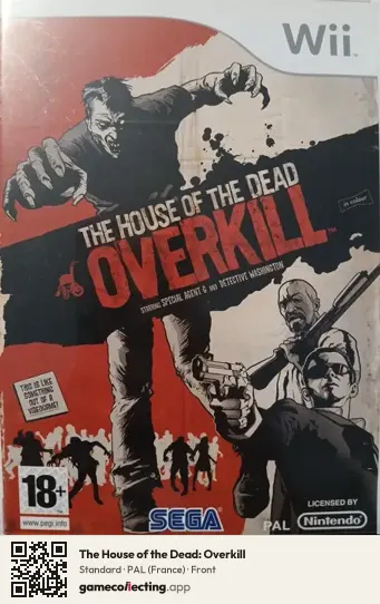The House of the Dead: Overkill Nintendo Wii, France box front