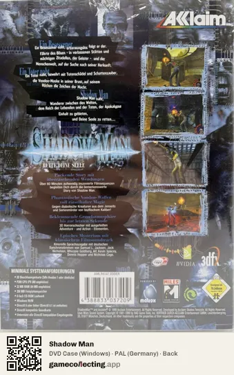 Shadow Man Computer, Germany box back