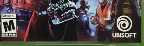 Watch Dogs: Legion, the ESRB box on its front