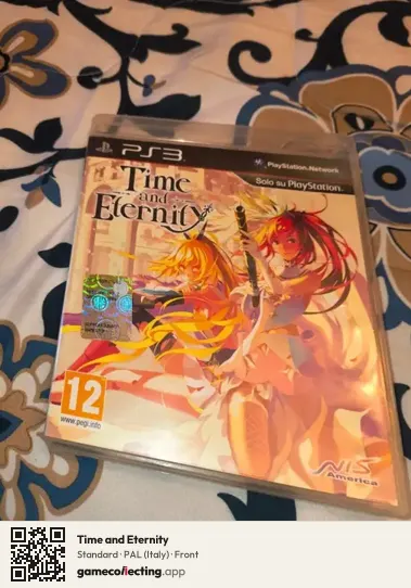 Time and Eternity PlayStation 3, Italy box front
