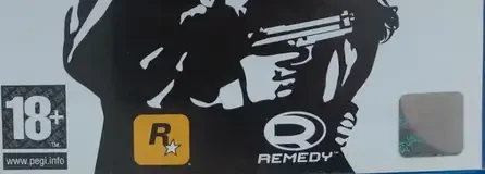 Max Payne 2: The Fall of Max Payne, the PEGI square on its front