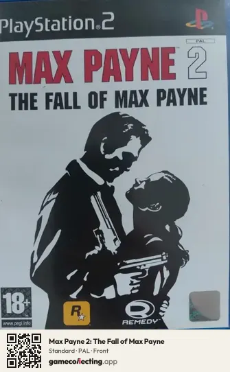 Max Payne 2: The Fall of Max Payne PlayStation 2, PAL box front