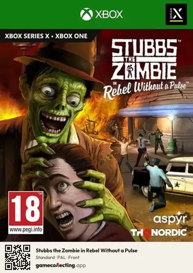 Stubbs the Zombie in Rebel Without a Pulse Xbox Series X, PAL box front