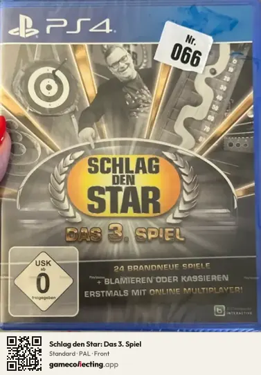 Schlag den Star: Das 3. Spiel PlayStation 4, PAL box front