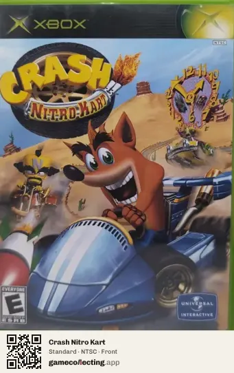 Crash Nitro Kart Xbox, NTSC box front