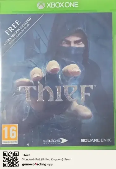 Thief Xbox One, United Kingdom box front
