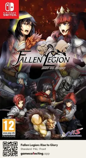 Fallen Legion: Rise to Glory Nintendo Switch, PAL box front