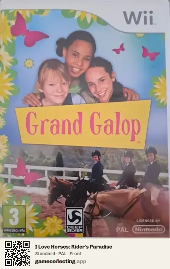 I Love Horses: Rider's Paradise Nintendo Wii, PAL box front
