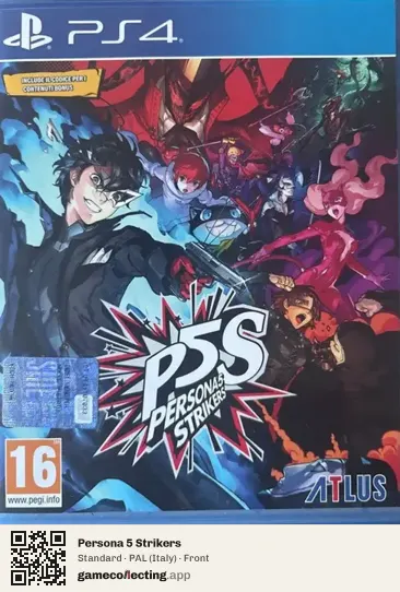 Persona 5 Strikers PlayStation 4, Italy box front