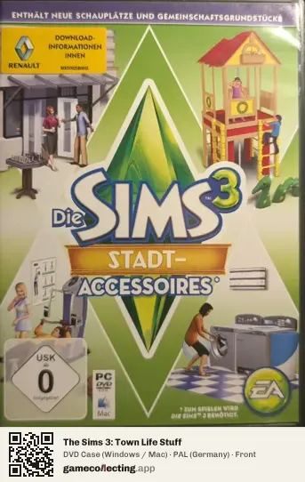 The Sims 3: Town Life Stuff Computer, Germany box front