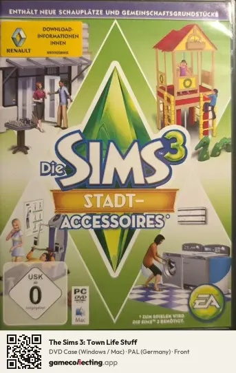The Sims 3: Town Life Stuff Computer, Germany box front