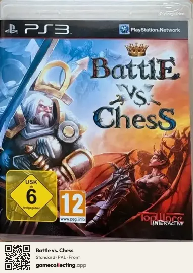 Battle vs. Chess PlayStation 3, PAL box front