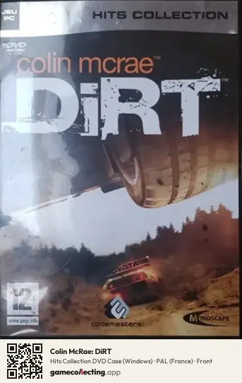 Colin McRae: DiRT Computer, France box front