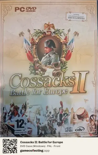 Cossacks II: Battle for Europe Computer, PAL box front