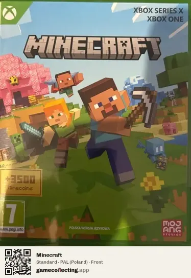 Minecraft Xbox Series X, Poland box front
