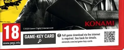 Metal Gear Solid: Master Collection Vol. 2, the PEGI square on its front