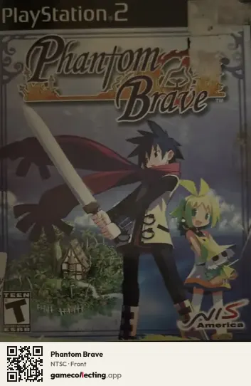 Phantom Brave PlayStation 2, NTSC box front