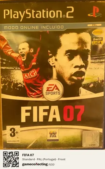 FIFA 07 PlayStation 2, Portugal box front